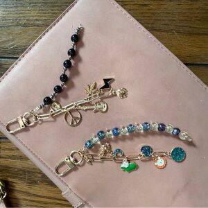 Astrology and Rock and Roll Charm Keychain Set